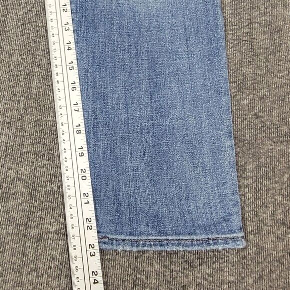 Chicos Jeans 2.5P Womens 14P Blue So Slimming Girlfriend Slim Leg Crop Stretch - Picture 6 of 12